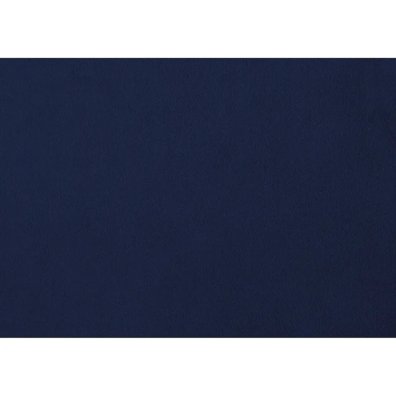 Causeuse en velours marron / bleu / gris avec dossier capitonné et accoudoirs évasés, 2 places