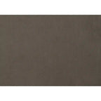 Causeuse en velours marron / bleu / gris avec dossier capitonné et accoudoirs évasés, 2 places