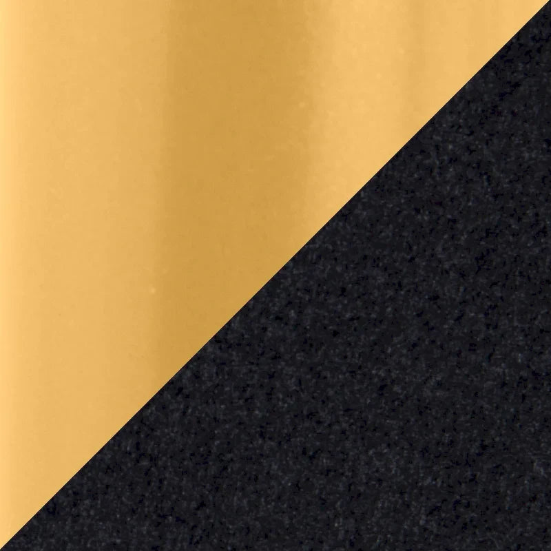 Tête de lit capitonnée en velours crème / noir / gris avec cadre en métal doré, assemblage par 1 personne