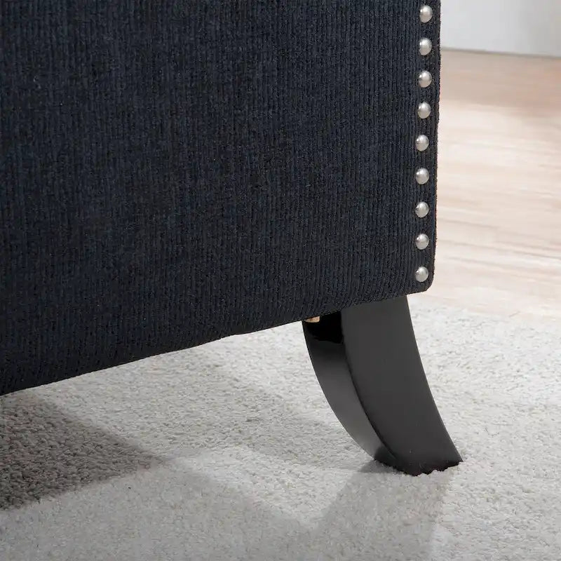 Fauteuil inclinable manuel en tissu (rouge lie-de-vin / beige / noir / gris / bleu) avec position chaise longue, 1 place