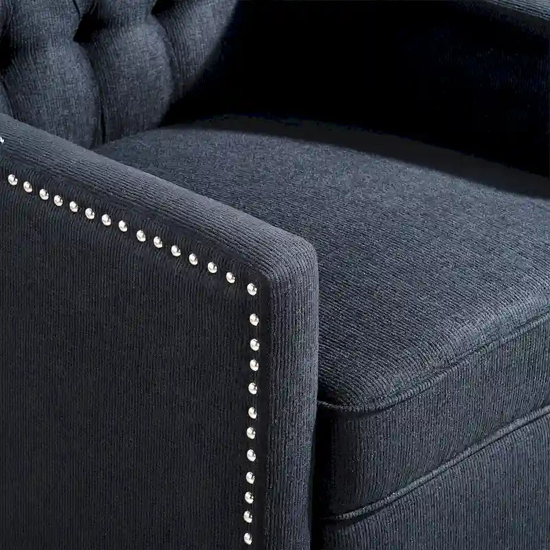 Fauteuil inclinable manuel en tissu (rouge lie-de-vin / beige / noir / gris / bleu) avec position chaise longue, 1 place