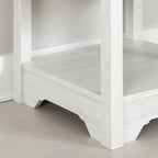 Table d'appoint de style shaker avec tiroir et étagère inférieure, montage par 1 personne