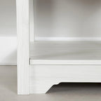 Table d'appoint de style shaker avec tiroir et étagère inférieure, montage par 1 personne