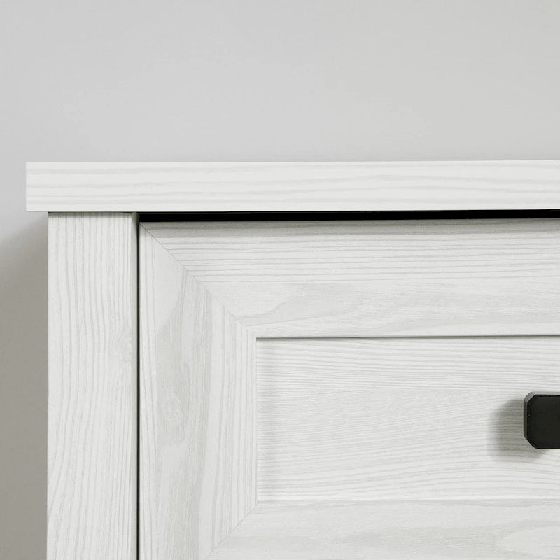 Table d'appoint de style shaker avec tiroir et étagère inférieure, montage par 1 personne