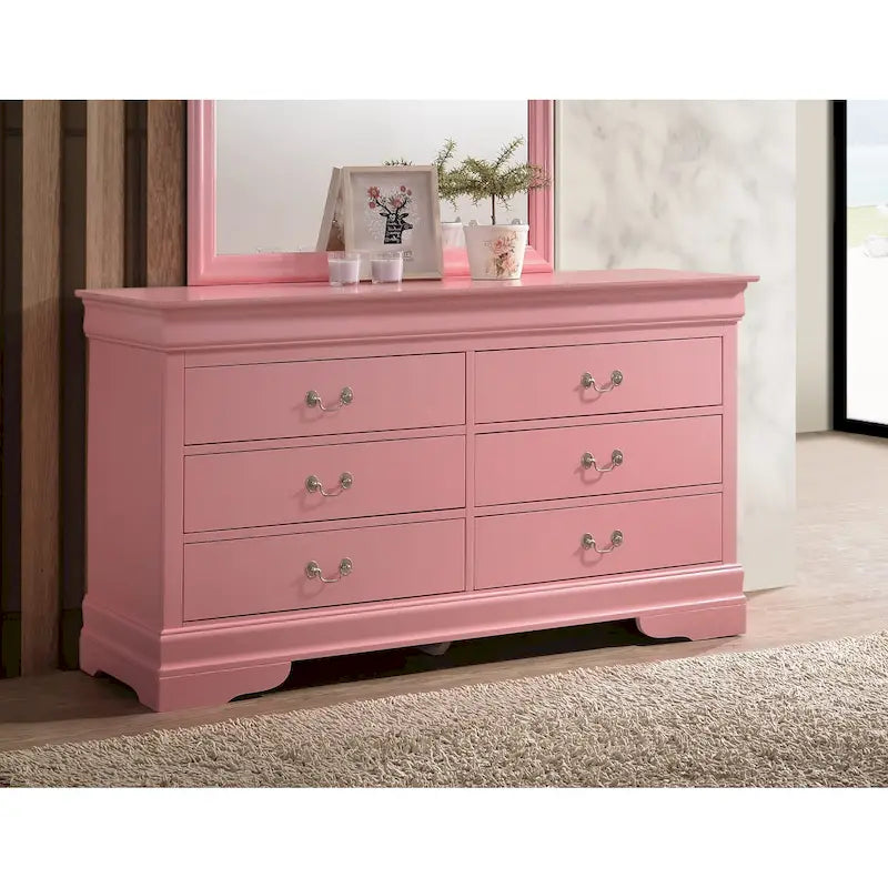 Commode de chambre en placage de bois multicolore avec tiroirs à queue d'aronde et glissières métalliques, assemblage par 1 personne