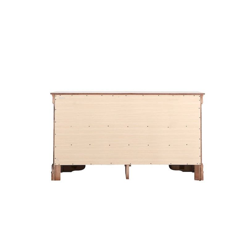 Commode de chambre en placage de bois multicolore avec tiroirs à queue d'aronde et glissières métalliques, assemblage par 1 personne
