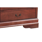 Commode de chambre en placage de bois multicolore avec tiroirs à queue d'aronde et glissières métalliques, assemblage par 1 personne