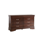 Commode de chambre en placage de bois multicolore avec tiroirs à queue d'aronde et glissières métalliques, assemblage par 1 personne