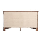 Commode de chambre en placage de bois multicolore avec tiroirs à queue d'aronde et glissières métalliques, assemblage par 1 personne