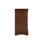 Commode de chambre en placage de bois multicolore avec tiroirs à queue d'aronde et glissières métalliques, assemblage par 1 personne