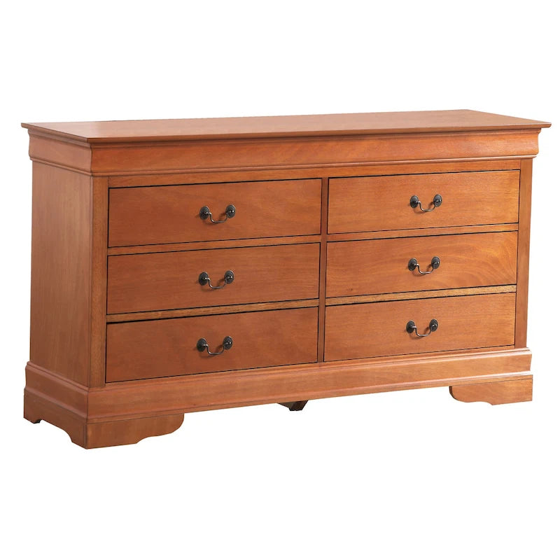 Commode de chambre en placage de bois multicolore avec tiroirs à queue d'aronde et glissières métalliques, assemblage par 1 personne