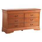 Commode de chambre en placage de bois multicolore avec tiroirs à queue d'aronde et glissières métalliques, assemblage par 1 personne