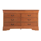 Commode de chambre en placage de bois multicolore avec tiroirs à queue d'aronde et glissières métalliques, assemblage par 1 personne