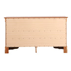 Commode de chambre en placage de bois multicolore avec tiroirs à queue d'aronde et glissières métalliques, assemblage par 1 personne