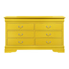 Commode de chambre en placage de bois multicolore avec tiroirs à queue d'aronde et glissières métalliques, assemblage par 1 personne