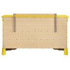 Commode de chambre en placage de bois multicolore avec tiroirs à queue d'aronde et glissières métalliques, assemblage par 1 personne