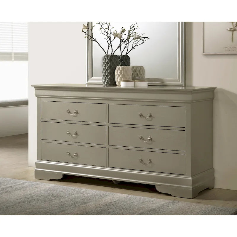 Commode de chambre en placage de bois multicolore avec tiroirs à queue d'aronde et glissières métalliques, assemblage par 1 personne