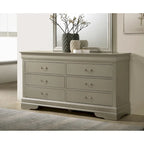Commode de chambre en placage de bois multicolore avec tiroirs à queue d'aronde et glissières métalliques, assemblage par 1 personne