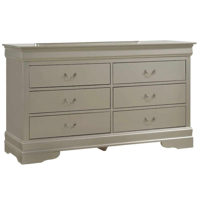 Commode de chambre en placage de bois multicolore avec tiroirs à queue d'aronde et glissières métalliques, assemblage par 1 personne