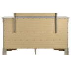 Commode de chambre en placage de bois multicolore avec tiroirs à queue d'aronde et glissières métalliques, assemblage par 1 personne