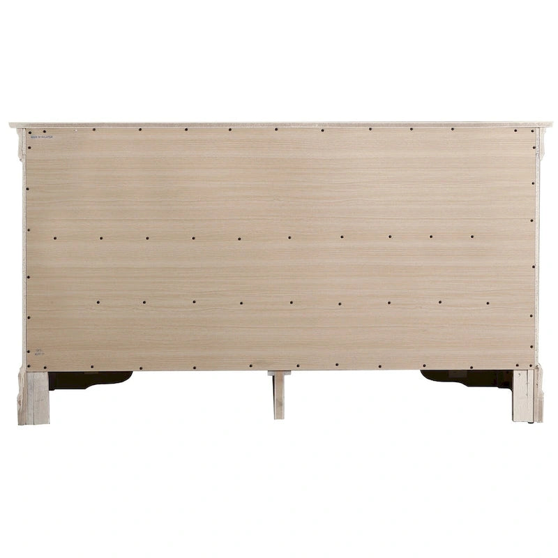 Commode de chambre en placage de bois multicolore avec tiroirs à queue d'aronde et glissières métalliques, assemblage par 1 personne