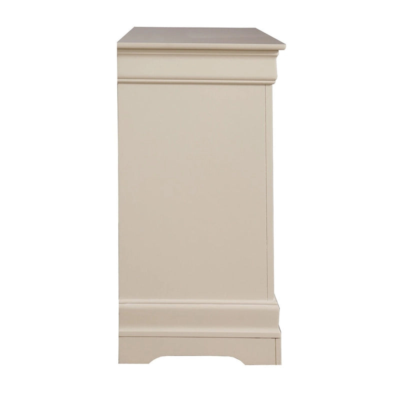 Commode de chambre en placage de bois multicolore avec tiroirs à queue d'aronde et glissières métalliques, assemblage par 1 personne