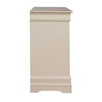 Commode de chambre en placage de bois multicolore avec tiroirs à queue d'aronde et glissières métalliques, assemblage par 1 personne