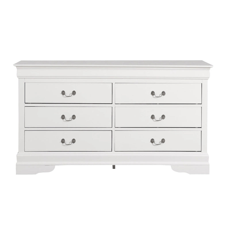 Commode de chambre en placage de bois multicolore avec tiroirs à queue d'aronde et glissières métalliques, assemblage par 1 personne