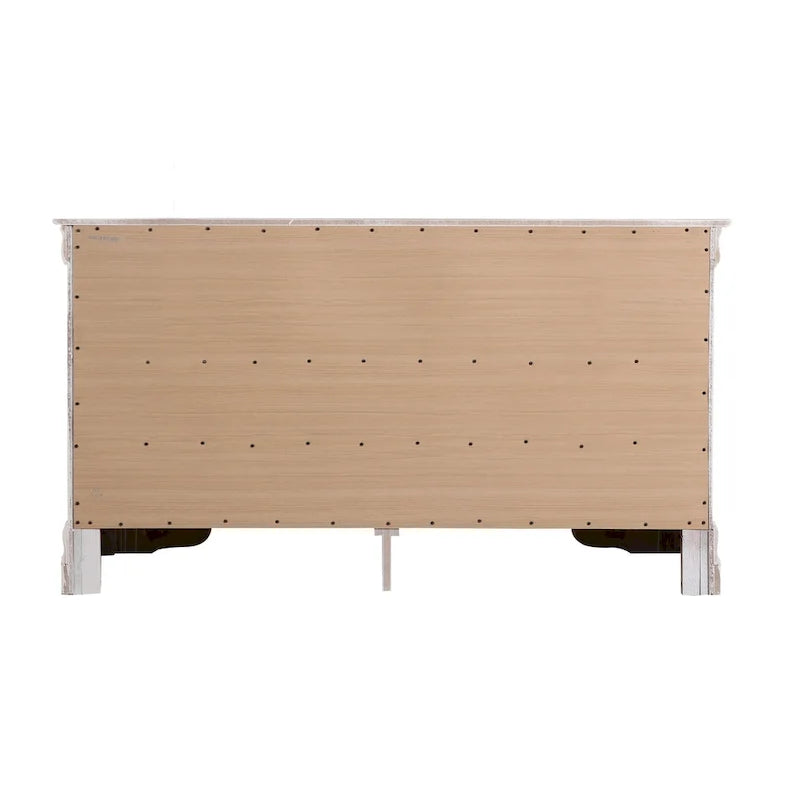 Commode de chambre en placage de bois multicolore avec tiroirs à queue d'aronde et glissières métalliques, assemblage par 1 personne