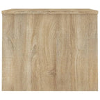Table basse relevable multicolore avec rangement dissimulé, bois d'ingénierie, assemblage par 1 personne