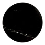 Table d'appoint à plateau en marbre noir avec base en acier inoxydable, montage par 1 personne