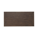 Bureau d'écriture Saddle Brown en hévéa avec 3 tiroirs, tablette coulissante pour clavier et gestion des câbles, assemblage par 1 personne